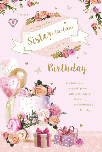 Picture of SISTER IN LAW BIRTHDAY CARD